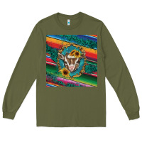Army Green western baby goat Long Sleeve Tee - BarkalooDesign