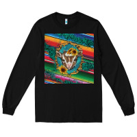 Black western baby goat Long Sleeve Tee - BarkalooDesign