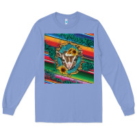 Colony Blue western baby goat Long Sleeve Tee - BarkalooDesign