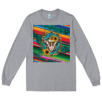 Heather Grey western baby goat Long Sleeve Tee - BarkalooDesign