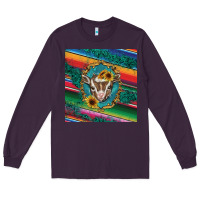 Plum western baby goat Long Sleeve Tee - BarkalooDesign