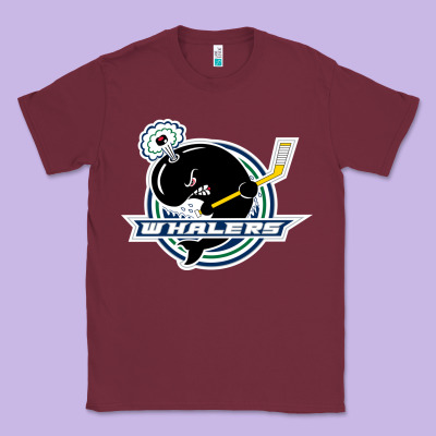 Plymouth Whalers Hockey Classic Tee Designed By Artisfamous