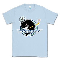 Dusty Blue plymouth whalers Hockey Classic Tee - artisFamous
