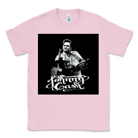 Bubblegum Pink Johnny Cash Music Classic Tee - artisFamous