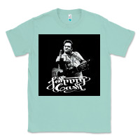 Seafoam Johnny Cash Music Classic Tee - artisFamous