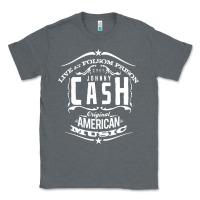 Charcoal Heather Johnny Cash Music Classic Tee - artisFamous