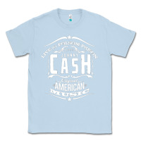 Dusty Blue Johnny Cash Music Classic Tee - artisFamous