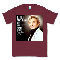 Burgundy Best Barry Manilow Classic Tee - artisFamous