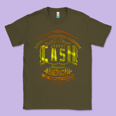 Johnny Cash Music Classic Tee Designed By Artisfamous