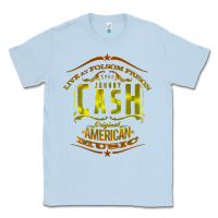 Dusty Blue Johnny Cash Music Classic Tee - artisFamous