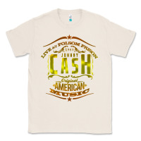 Natural Johnny Cash Music Classic Tee - artisFamous