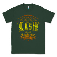 Sports Green Johnny Cash Music Classic Tee - artisFamous