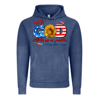 Vintage Denim with god all things are possible usa Vintage Hoodie - AdoDesignShop