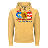 Vintage Mustard with god all things are possible usa Vintage Hoodie - AdoDesignShop