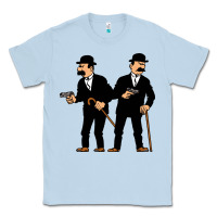 Dusty Blue Thomson and Thompson Classic Tee - artisFamous