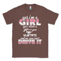 Chestnut mustang i m a girl who drives a mustang Classic Tee - artisFamous