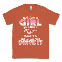 Copper mustang i m a girl who drives a mustang Classic Tee - artisFamous