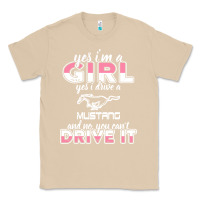 Mushroom mustang i m a girl who drives a mustang Classic Tee - artisFamous