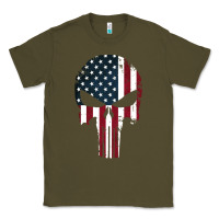 The Punisher American Flag Classic Tee | Teevron
