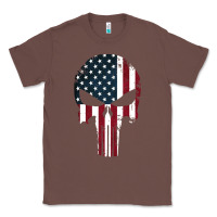 Chestnut the punisher american flag Classic Tee - artisFamous