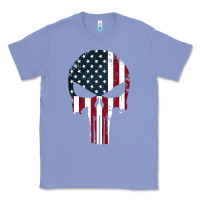 Colony Blue the punisher american flag Classic Tee - artisFamous