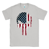 Moon Dust the punisher american flag Classic Tee - artisFamous