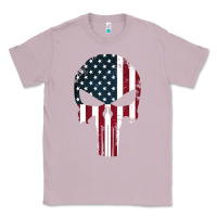 Lilac the punisher american flag Classic Tee - artisFamous