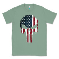 Sage the punisher american flag Classic Tee - artisFamous