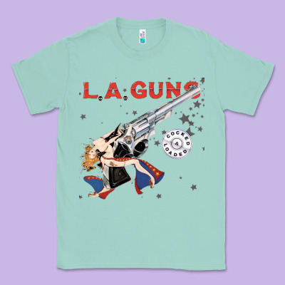 La Guns Classic Tee Designed By Artisfamous