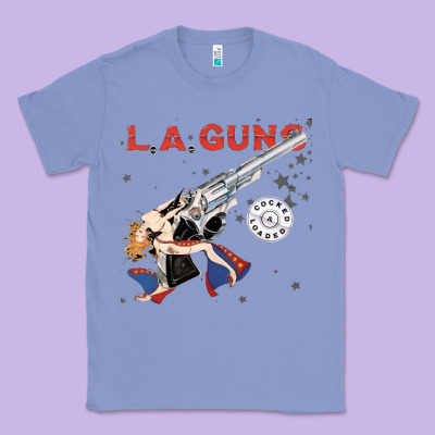 La Guns Classic Tee Designed By Artisfamous