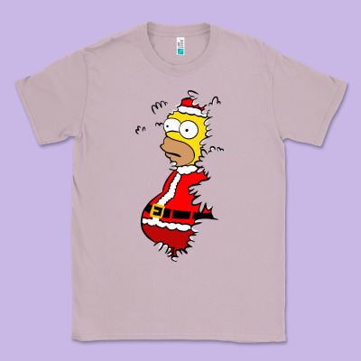 Homer Claus Christmas Classic Tee Designed By Artisfamous