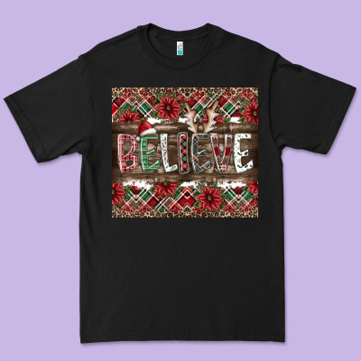 Believe Premium Tee Designed By Cowhidedigitalart