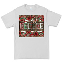 Dove Grey Believe Premium Tee - CowhideDigitalArt