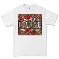 White Believe Premium Tee - CowhideDigitalArt