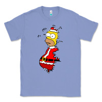 Colony Blue Homer Claus Christmas Classic Tee - artisFamous