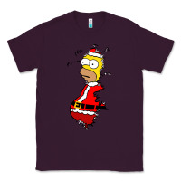 Plum Homer Claus Christmas Classic Tee - artisFamous