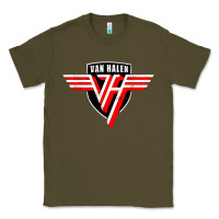 Army Green halen Classic Tee - artisFamous
