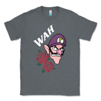 Charcoal Heather waluigi voice ( wah ) Classic Tee - artisFamous