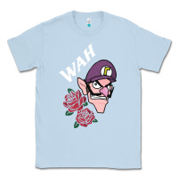 Dusty Blue waluigi voice ( wah ) Classic Tee - artisFamous