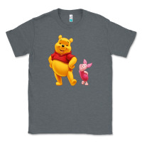 Charcoal Heather Winnie the Pooh Piglet Classic Tee - artisFamous