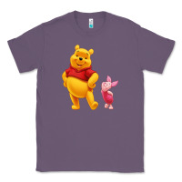 Lavender Winnie the Pooh Piglet Classic Tee - artisFamous