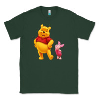 Sports Green Winnie the Pooh Piglet Classic Tee - artisFamous