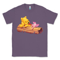 Lavender Winnie the Pooh Piglet Classic Tee - artisFamous