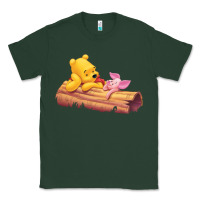 Sports Green Winnie the Pooh Piglet Classic Tee - artisFamous