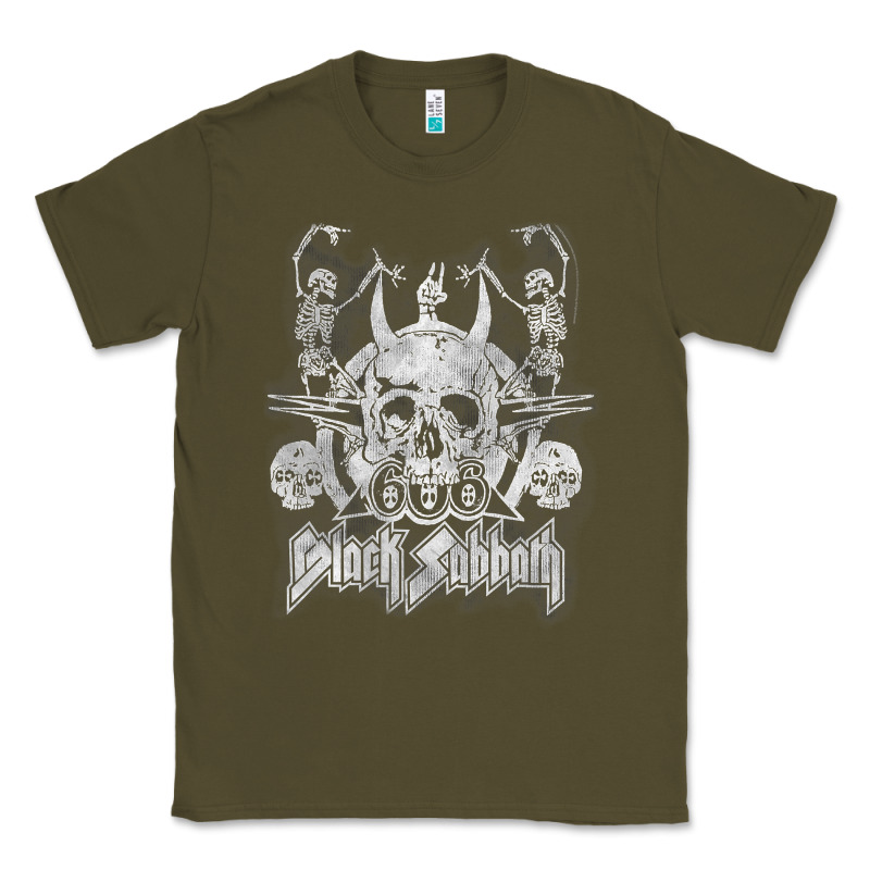 Black Sab.bath Official Vintage Dancing Skele Classic Tee by artisFamous | Teevron