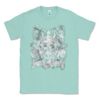 Seafoam black sab.bath official vintage dancing skele Classic Tee - artisFamous