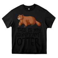 Black this is my significant otter Heavy Core Tee - Bettercallsaul