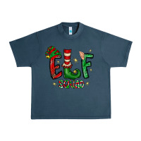 Midnight Navy Elf Squad Urban Heavy Tee - CowhideDigitalArt