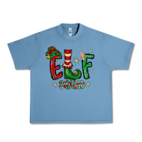 Pebble Blue Elf Squad Urban Heavy Tee - CowhideDigitalArt