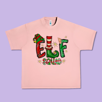Elf Squad Urban Heavy Tee Designed By Cowhidedigitalart